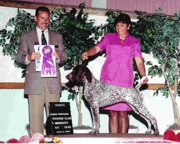 Ch. Marilee's California Dreamin 1999 NSS Best In Sweepstakes and Best In Futurity
