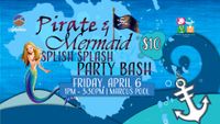 Mermaid and Pirate Splish Splash Party Bash