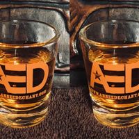 "Water In Whiskey" Shot Glass - Pair