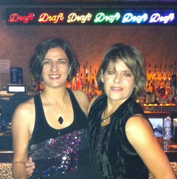 Anne E. and Laura Ann Ross after set at Sue Ellen's - Dallas TX
