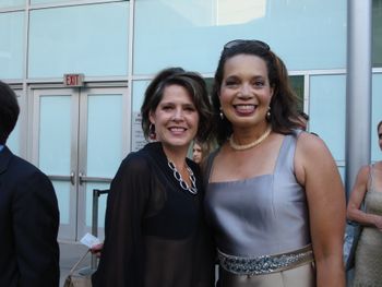 Anne E. with producer, Nina Henderson at "The Hot Flashes" premier, Los Angeles, 2013
