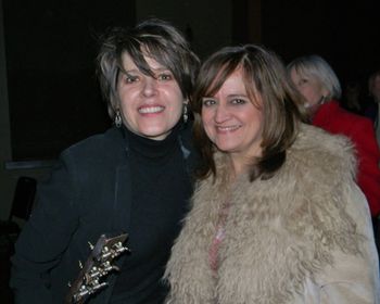 Anne E. and hit writer, Kirsti Manna
