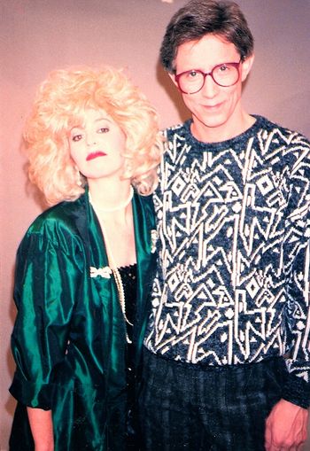 Madonna (me) & Fritz Coleman
