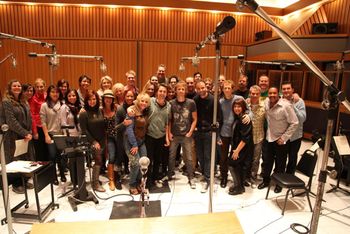 MUSE! and choir at Capitol Records
