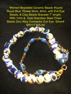 Bracelets Glass Beads, Ceramic Beads, & Metal Beads