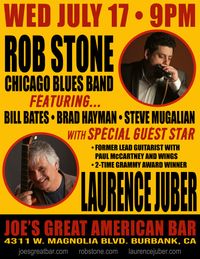 Rob Stone Chicago Blues Band w/ special guest Laurence Juber