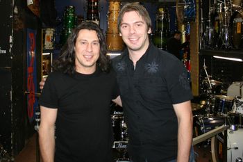 With Mike Mangini
