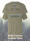 Breaking Grass Logo Shirt in Color: Heather Olive