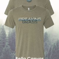 Breaking Grass Logo Shirt in Color: Heather Olive