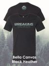 Breaking Grass Logo Shirt in Color: Black Heather 