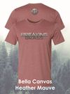 Breaking Grass Logo Shirt in Color: Heather Mauve 