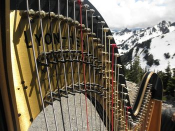 At the summit of Crystal Mountain for a wedding ceremony overlooking Mt. Rainier. Nothing is more beautiful!
