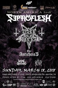 Septic Flesh, Dark Funeral, Thy Antichrist, Whore of Bethlehem, and Kleaver