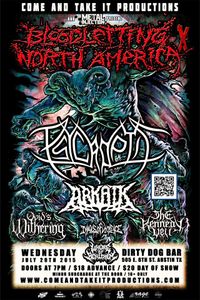 Psycroptic, Arkaik, Ovid's WIthering, The Kennedy Veil, Images of Violence, and Whore of Bethlehem