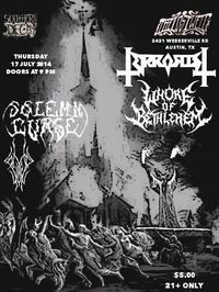 Whore of Bethlehem w/ Terrorist, Canyon of the Skull, and Solemn Curse