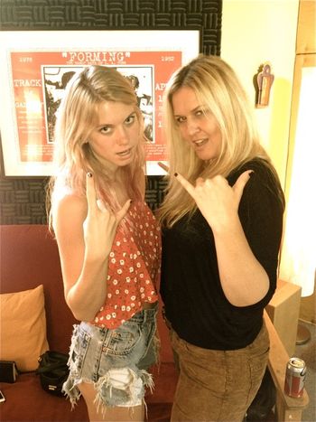 Annabel Englund and me
