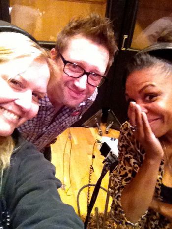 Me, David Loucks and Kamari Copeland at Glee
