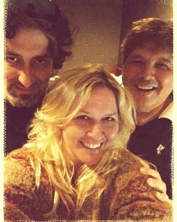 One of the best recording engineers on this planet, Christan Robles and one of the best songwriters, producers, people on this planet….Johnson Enos” at Westlake Recording, Dec., 2015.
