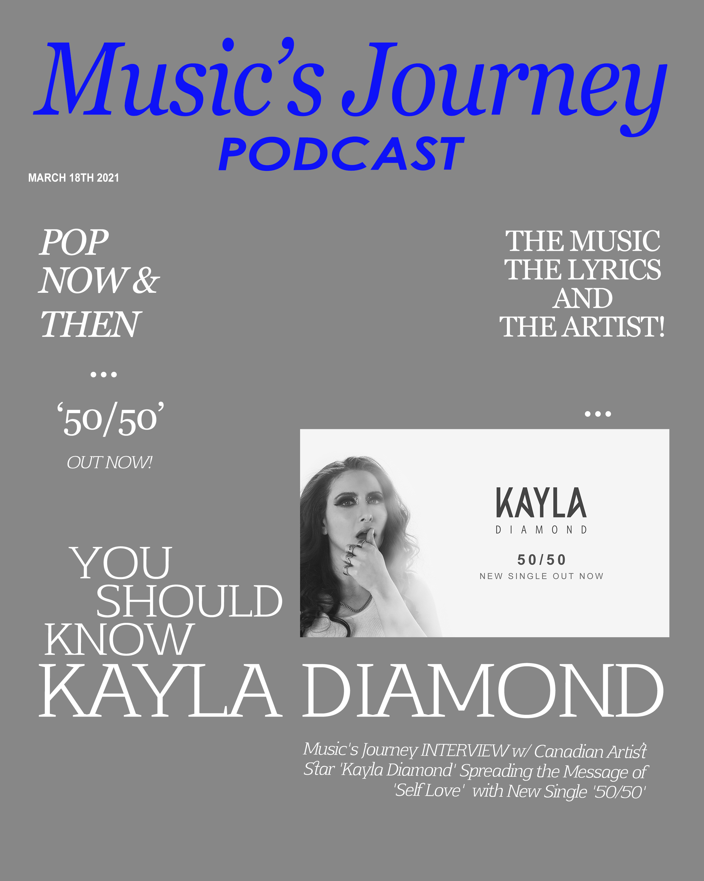 Music's Journey INTERVIEW w/ Canadian Artist Star 'Kayla Diamond ...