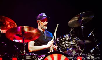 Lyle Molzan Drummer for Dean Brody "Beautiful Freakshow" Tour at Budweiser Gardens in London ON Photography by Kim Cyr All Copyrights Reserved https://nowandthenmagazine.com
