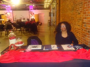 New Sound Music Group Volunteer Letitia Mullins decorations by SZ Consulting and Decor
