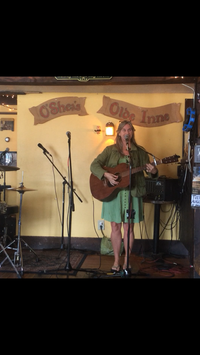 Kathleen Healy guest hosting Open Mic at O'Shea's 