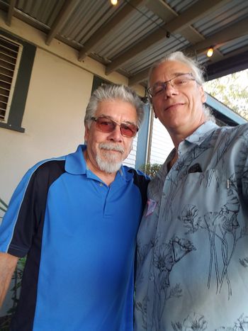 Selfie w/Louis Fuerte (Camera for PBS Host Huell Howser)
