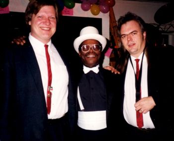 Bill with John Savage and Charles White of Seattle's Charles White Band
