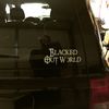 Blacked Out World Window Sticker