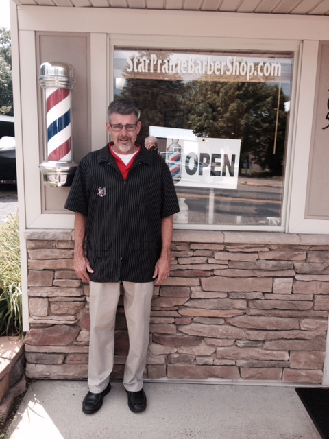 Scott is a 2012 graduate of the Moler Barber School and is the present owner of the Star Prairie Barber Shop. Scott also specializes in hot shaves. 