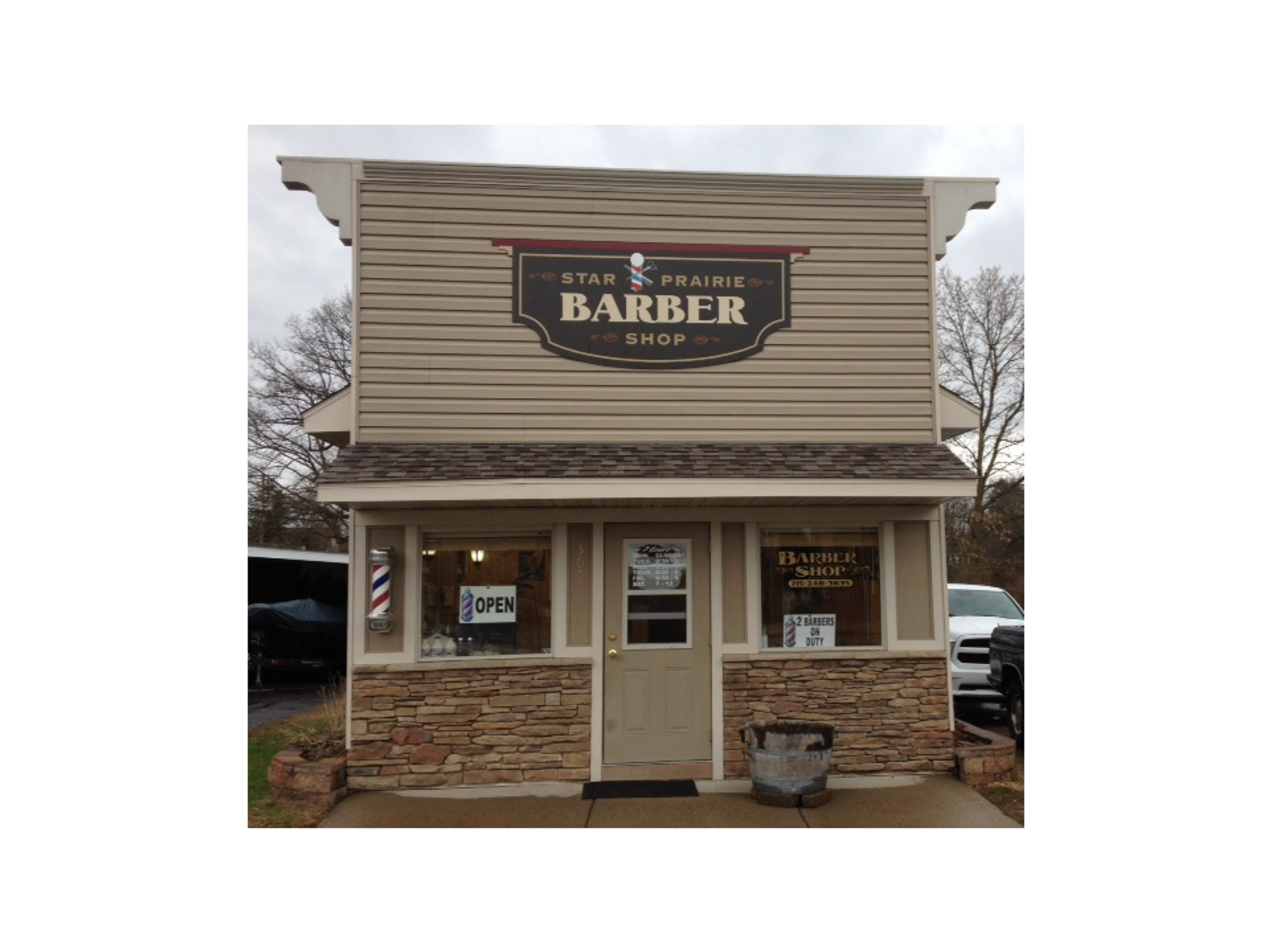 Prices at the Star Prairie Barber Shop