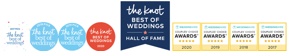 Theknot.com best of weddings and Weddingwire's Couples Choice awards for wedding bands and entertainemnt in New England and Boston
