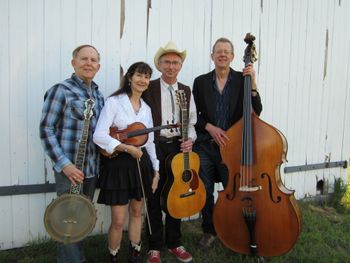 Run of the Mill String Band taking a break from a Square Dance in Mannheim, PA
