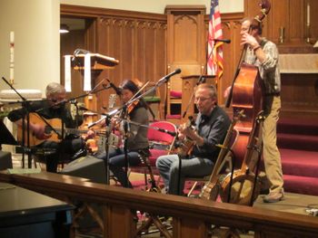 Run of the Mill String Band in concert in Jeffersonville, PA
