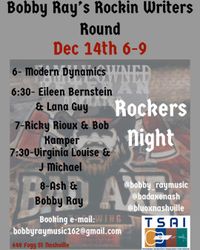 Bobby Ray's Rockin' Writers Round