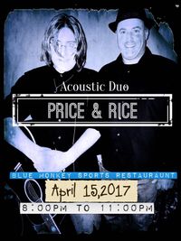 PRICE and RICE are back at Blue Monkey
