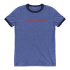 Lightweight Ringer Strange BehaviorTee with Tear Away Label