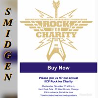 SMIDGEN at HARD ROCK CAFE - IICF Rock for Charity!