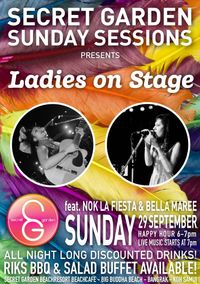 Secret Garden Sunday Sessions Presents Ladies on Stage