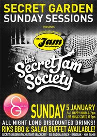 Secret Garden Sunday Sessions Presents The Secret Jam Society