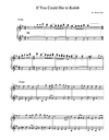 Sheet Music: If You Could Hie To Kolob