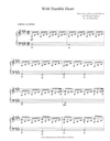 Sheet Music: With Humble Heart