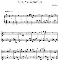 Christ's Atoning Sacrifice Sheet Music