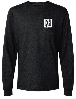 ★韓国の人気★【KIRSH】★UNI WORDING LOGO LONG SLEEVE★ アーチロゴ スリムフィット ロングロングスリーブ【レッド】