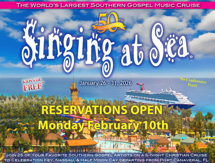 Singing at Sea 50th Anniversary Cruise Registration Opens Monday