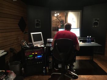 Arthur finishing up Brian's vocals
