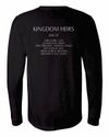 Black Long Sleeved KH Logo/Lineup Tee 