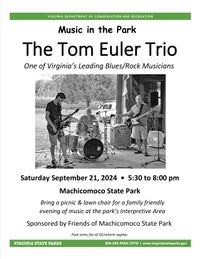 Tom Euler Trio @ Machicomoco State Park