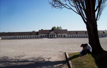 Long view of the offices of Dachau
