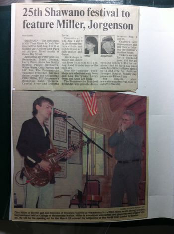 Second Solo Gig, Keshena, Menominee Nation College/ 2003
